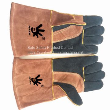 Fully Lined Highest Heat Protection Large Premium Leather Welders Gloves