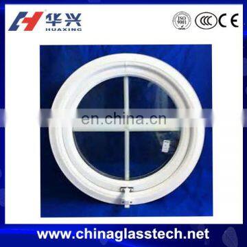 Tempered Glass PVC Aluminum Round Window