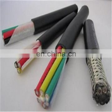 flexible control cable copper conductor braiding shielded cable
