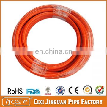 9x15mm Orange Flexible PVC LPG Gas Plastic Fuel Hose Pipe For Liquid Propane Gas Connector hose