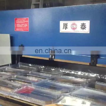 automatic picking up hydraulic foam sheet plastic blister cutting machine
