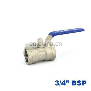 GOGO High quality 1PC Ball valve Stainless steel DN20 Female thread 3/4" BSP SS304 201 SUS316 Small 2 way Ball Valve