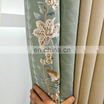New style customized sitting room high quality indian embroidery curtains