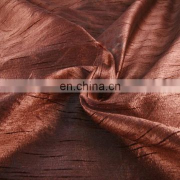 Chinese supplier 100% polyester what is dupioni fabric used for curtain, pillowcase