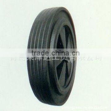 rigid colorful durable specification standard high quality rubber wear-resisting solid rubber wheel YSO009