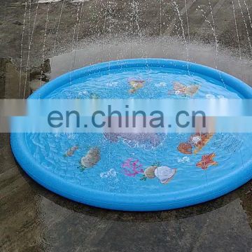 Children's household courtyard water spray toy inflatable PVC water spray mat