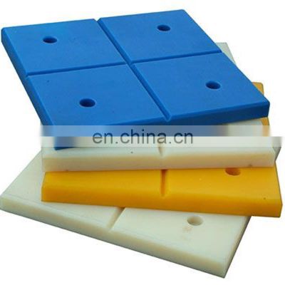 Custom high density cnc polyethylene nylon solid plastic block support nylon block