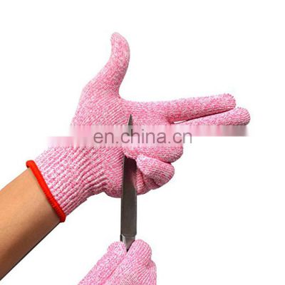 Amazon Supplier EN388 Level 5 Anti Cut Resistant Anti Cut Gloves For Women