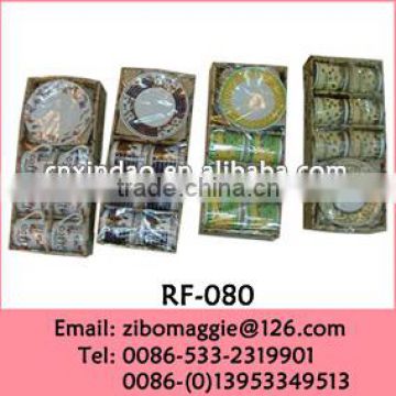 Popular Daily Used Ceramic Espresso Coffee Cups and Saucers with Gift Box for Promotion Item for Tableware