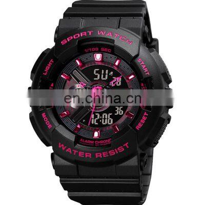 Fashion Ladies Watches SKMEI 1689 Trend Design Chronograph Wrist Watch Digital Color Watches