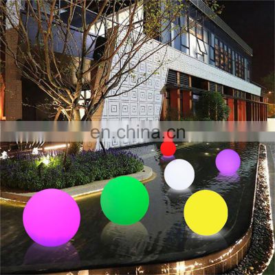Landscape balls lights in pool lounger waterproof glow swimming pool ball led glow ball floating light with 16 colors changing