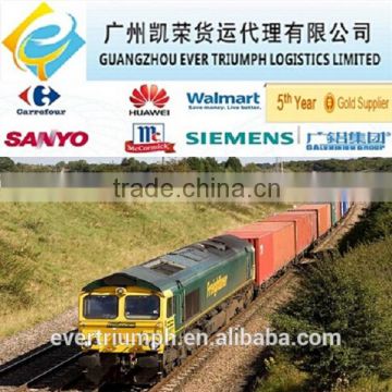 Cheap rail freight to Russia from China Guangzhou/Shenzhen/Ningbo/Shanghai