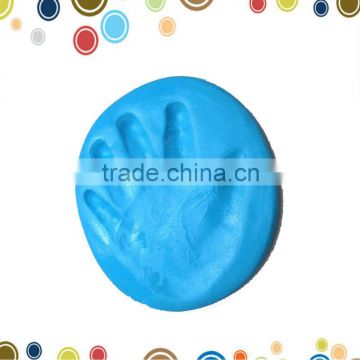 Wholesale colour blue non-toxic baby handprint clay kit