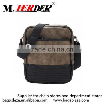 M50007 Guangzhou wholesale top quality grey lether men messenger leather bags