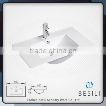 Bathroom wash basin thin ceramic sink A8006