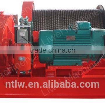 100KN low speed electric winch