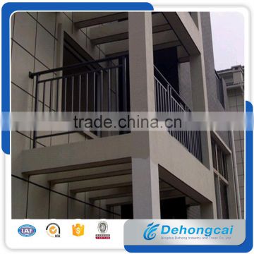 Customized metal balcony handrail/ iron balcony railings/(DeHong factory)