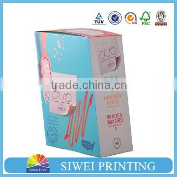 Eco-friendly customized hot sale corrugated brownie packaging box