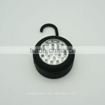 24+3 LED Mini Rubber Portable Hanging Work Light With Hook Magnet