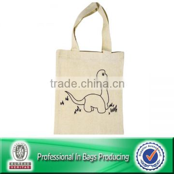 High Quality Customized Cheap Cotton Canvas Kids Beach Bag