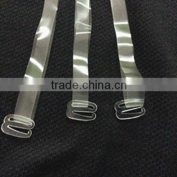 TPU bra straps with plastic slider buckle for women underwear