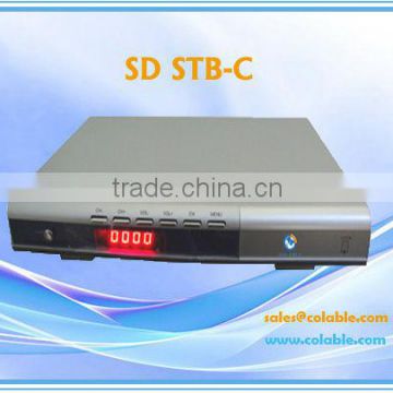popular catv equipment DVB-C decoder set top box TV box
