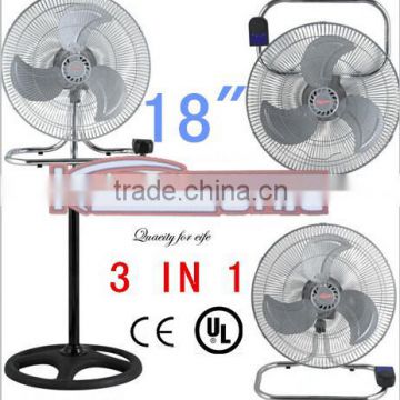 Trade Assurance Kamasonic 18inch 3 speed multifunctional electric metal fan (3in1) hot