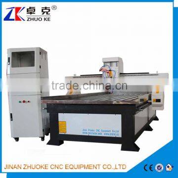 200MM Z-Axis 3D Woodworking CNC Router Machine ZKM-1325 With Water Slot For Aluminum Copper Of PCI NcStudio Control
