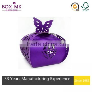 Whole Sale High Quality Handmade Luxury Colorful Graceful Hollow Out Weeding Candy Box