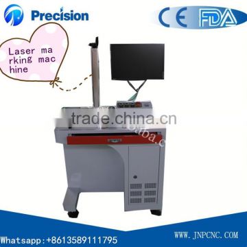 Precision 10W fiber laser marking machine price for metal/glass/plastic/iphone case