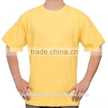 sublimation t shirt with custom photo printing 100% cotton