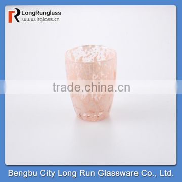 LongRun 287ml flower frosted wonderful drinking water glass cup juice glass mug