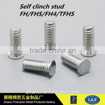 flush head self-clinching stud for chassis cabinet