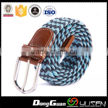2015 Popular Promotion d ring stretchy belts for men