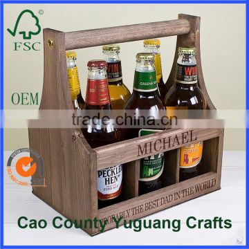 antique imitation wooden bottle beer crates