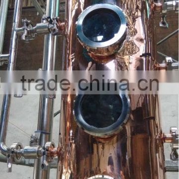 High alcohol spirits coppers vodka alcohol distillation equipment