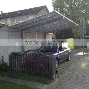 Aluminum best modern carport canopy polycarbonate roof