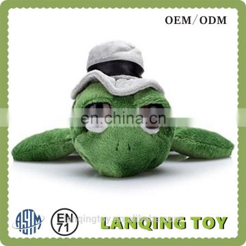 Promotional Big Eyes Animal Stuffed Plush Turtle Toy