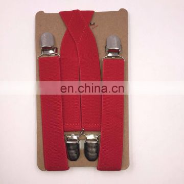 wholesale low MOQ cheap 2.5cm elastic suspenders