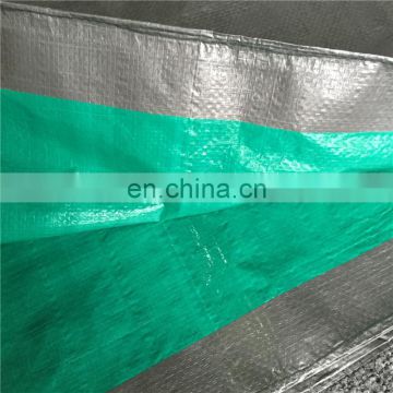 HDPE woven brown silver 180g polyethylene hdpe tarpaulin sheet