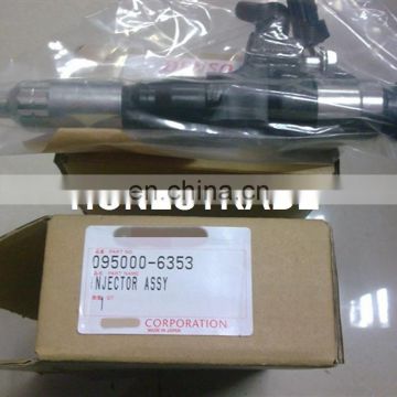 original common rail injector 095000-6353 for KOBELCO SK200-8 SK210-8 EXCAVATOR J05
