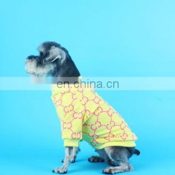 luxury Pet T-shirt Cat Dog Pet Summer Cool Clothes popular logo famous brand