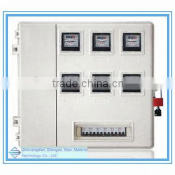 FRP meter box/ Multiple observation mouth Electric control shell / SMC cell box