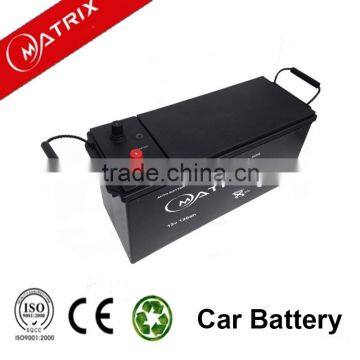 high capacity Car batteries 12V 120AH mf lead acid battery