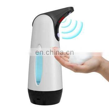 2021 New Design Touchless Hands Free Sanitizer Liquid Electric Automatic Sensor Foaming Soap Dispenser with Lithium battery