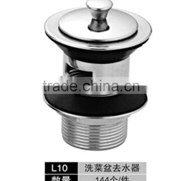 Hot sale Guangdong Wesda Bathroom Accessories Stainless Steel basket Strainer Waste Drain Make in china