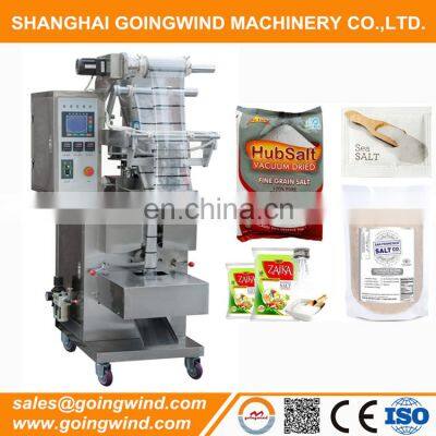 Automatic salt filling machine Auto refined edible salt volumetric weighing bagging machinery good price for sale