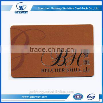 Top quality Plastic PVC Custom Chip Business Card