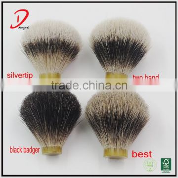 Wholesale best badger hair shaving knots,silvertip black badger shaving brush knots