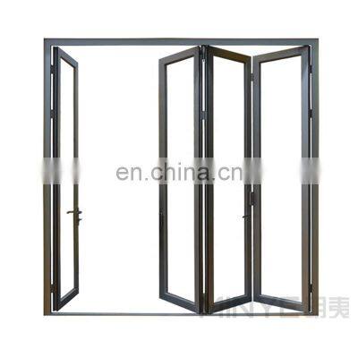 Perfect technology aluminum alloy with double toughened glass folding windows